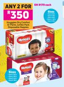 Huggies Dry Comfort Or Pants Jumbo Pack Disposable Nappies-Each