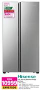 Hisense 516L Side By Side Inox Fridge H670SIA