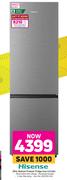 Hisense 264L Bottom Freezer Fridge Inox H370BI