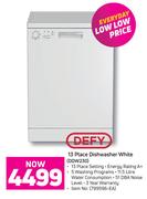 Defy 13 Place Dishwasher (White) (DDW230)