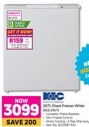 KIC 207L Chest Freezer (White) KCG 210/1