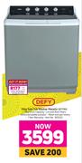 Defy 15Kg Twin Tub Washer Metallic DTT151