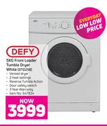 Defy 5Kg Front Loader Tumble Dryer White DTD258