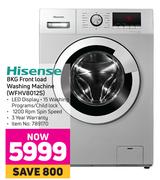 Hisense 8KG Front Load Washing Machine WFHV8012S
