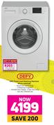 Defy 6Kg Front Load Washing Machine White DAW381