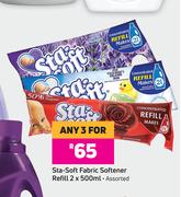 Sta Soft Fabric Softener Refill Assorted-For Any 3 x 2 x 500ml