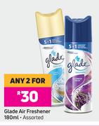Glade Air Freshener (Assorted)-For Any 2 x 180ml