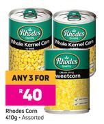 Rhodes Corn (Assorted)-For Any 3 x 410g