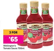 Wellington's Tomato Sauce-For 3 x 700ml