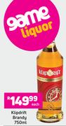 Klipdrift Brandy-750ml Each