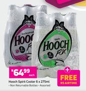 Hooch Spirit Cooler-6 x 275ml Each