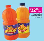 Brookes Oros Juice Concentrate Assorted-2L Each