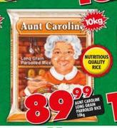 Aunt Carolina Long Grain Parboiled Rice-10Kg