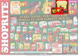 Shoprite KZN : Diwali At Our Lowest Prices (09 Oct - 19 Oct 2017), page 1