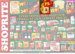 Shoprite KZN : Diwali At Our Lowest Prices (09 Oct - 19 Oct 2017), page 1
