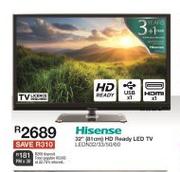 Hisense 32" HD Ready LED TV