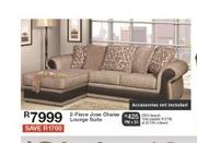 2 Piece Jose Chaise Lounge Suite
