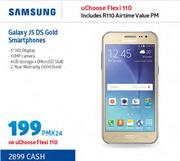Samsung Galaxy J5 DS Gold Smartphones-On uChoose Flexi 110 Includes R110 Airtime Value