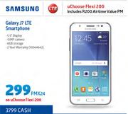 Samsung Galaxy J7 LTE Smartphone-On uChoose Flexi 200 Includes R200 Airtime Value