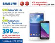 Samsung Galaxy Tab3 Lite + Galaxy Grand Prime Plus Smartphone LTE-Both For