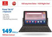 Vodacom Power Tab 10" + Keyboard-On 1GB Data Contract