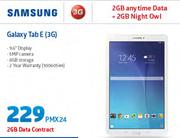 Samsung Galaxy Tab E(3G)-On 2GB Data Contract