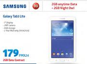 Samsung Galaxy Tab 3 Lite-On 2 GB Data Contract