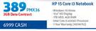 HP 15 Core I3 Notebook-On 3GB Data Contract