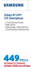 Samsung Galaxy A7 2017 LTE Smartphone-On Smart S+