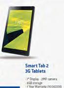 Vodacom Smart Tab2 3G Tablet-On 2GB Data Contract