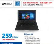 Sansui Airbook 14"-On 2GB Data Contract