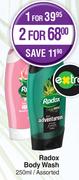 Radox Body Wash Assorted-For 1 x 250ml