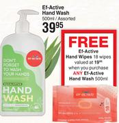 Ef-Active Hand Wash Assorted-500ml