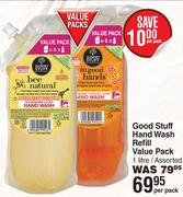 Good Stuff Hand Wash Refill Value Pack Assorted-1L Per Pack