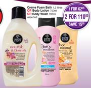 Good Stuff Creme Foam Bath 1.3Ltr or Body Lotion 700ml Or Body Wash 700ml-fOR 2