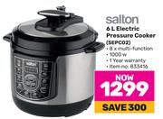 Salton 6L Electric Pressure Cooker SEPC02