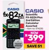 Casio Scientific FX-82ZA Plus 2nd Edition Calculator Assorted-Each