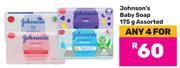 Johnson's Baby Soap Assorted-For Any 4 x 175g