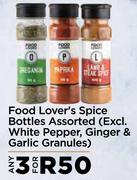 Food Lover's Spice Bottles Assorted-For 3 
