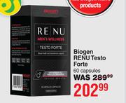 Biogen RENU Testo Forte 60 Capsules