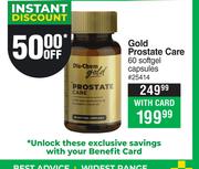 Dis Chem Gold Prostate Care 60 Softgel Capsules