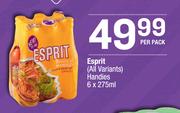 Esprit (All Variants) Handies-6 x 275ml Per Pack