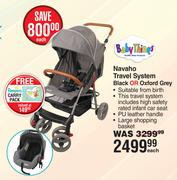 Baby Things Navaho Travel System (Black Or Oxford Grey)