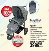 Baby Things Apache Travel System (Charcoal Or Oxford Grey)