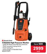 Bennett Read XTR2200 High Pressure Washer-Each