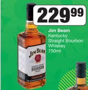 Jim Beam Kentucky Straight Bourbon Whiskey-750ml