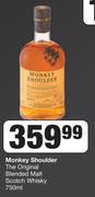 Monkey Shoulder The Original Blended Malt Scotch Whisky-750ml