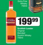 Scottish Leader Original Blended Scotch Whisky-750ml