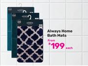 Always Home Bath Mats-Each 