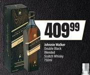 Johnnie Walker Double Black Blended Scotch Whisky-750ml